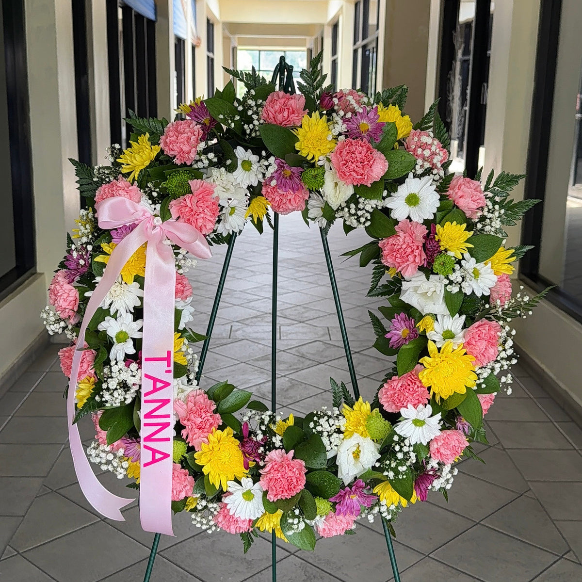 Mixed Bouquet Wreath